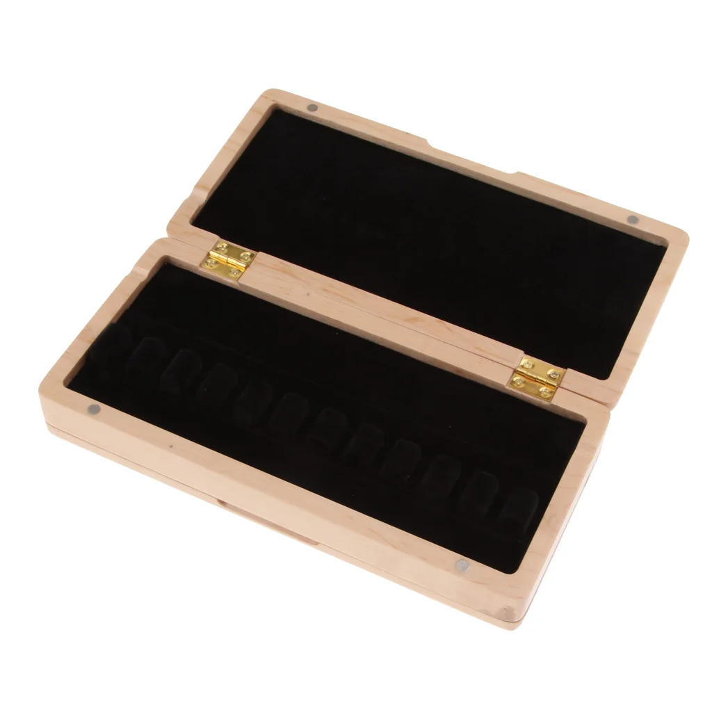 

Solid Wood Bassoon Reed Box Case for 22 Pieces Reeds Woodwind Instrument Parts
