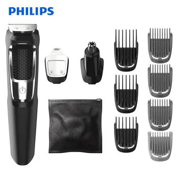 

Philips Norelco Series 3000 Multigroom, 13pc Men's Rechargeable Electric Trimmer - MG3750/60
