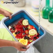 Folding Wash Basin Multi-purpose Portable Lightweight Collapsible Basins For Home Kitchen Bathroom Washing Tool Cleaning Supply