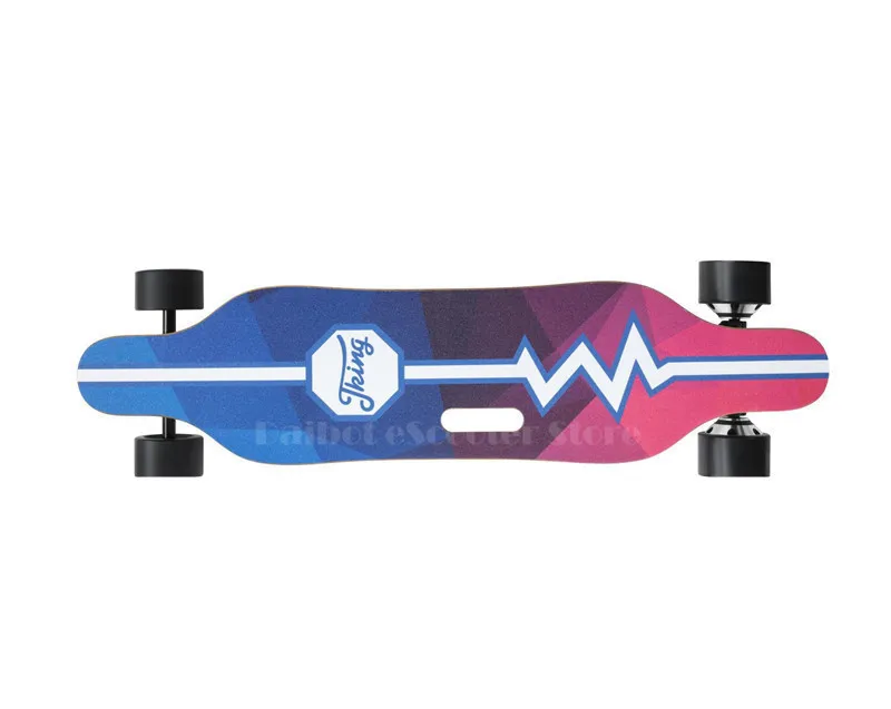 Daibot Adult Electric Scooter Electric Scooters Dual Motor 450W BlackRed Portable Remoter Control 4 Wheels Electric Skateboard  (8)