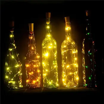 

Fairy String 20LED Bottle Stopper Garden Home Landscape Lamp Xmas Decor Fairy Light Fairy String Light LED Cork Festival