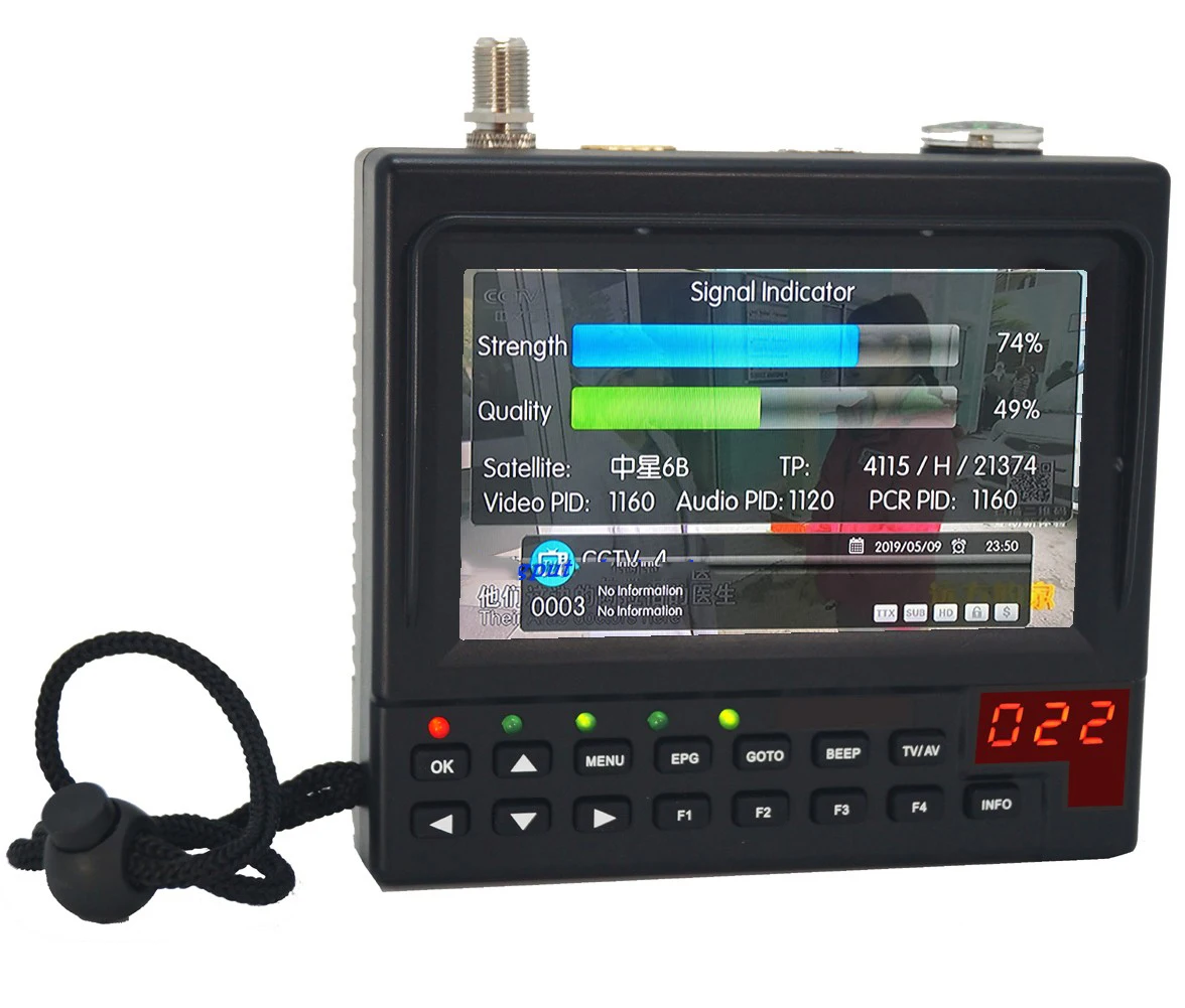 ޴ DVB-S2   δ  , Ǯ HD DVB-S  δ , KPT-268AH 5.0, 4.3 ġ, 2023 ǰ