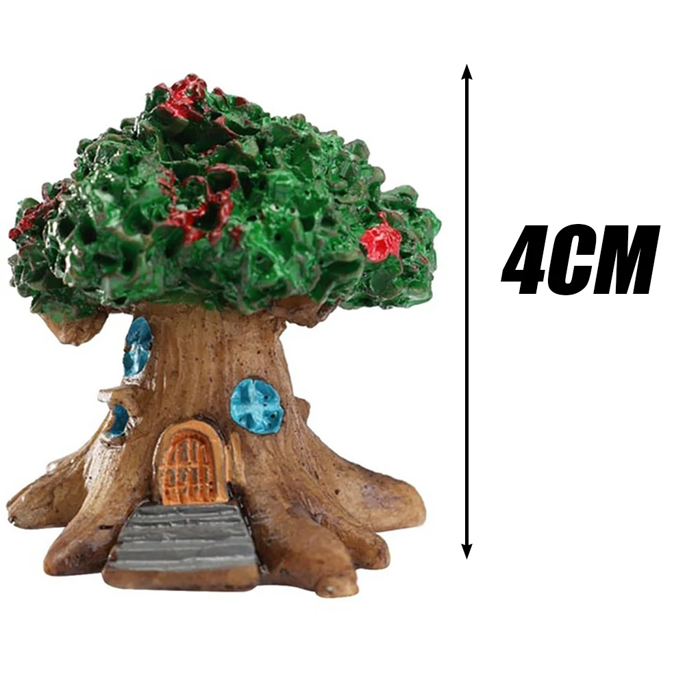 Миниатюрный Мини-домик на дереве, сказочный сад, микро-орнамент, ремесло для украшения дома, аксессуары