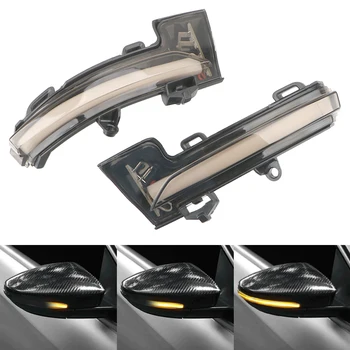 

LEEPEE 2PCS Turn Signal Lights Car-styling Headlight Assembly for Skoda Octavia Mk3 5E 2013-2017 2018 2019 Rearview Lights