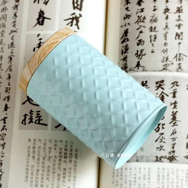 1 Pc Egységes Színű, Egyszerű Kerek Üres Vasdoboz Fa Gabona Fedél Cukorka Tároló Doboz - Image 4