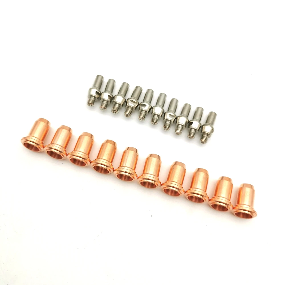10 комплектов IPT-60 PT-60 PTM-60 PT-40 IPT-40 52582 электроды + СОВЕТЫ 0 9 мм 30-40A ВЧ пилот дуги