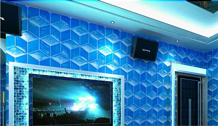 Beibehang KTV3d трехмерная Индивидуальность Мода flash wall тканевая полоса отель необычный танцевальный зал коробка тема комнаты обои