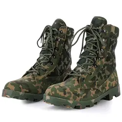 Botas de seguridad de combate para hombre, zapatos de camuflaje militar, antideslizantes, para verano