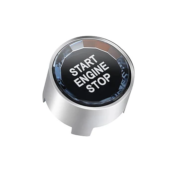 

Replacement Car Start Stop Engine Switch Button Crystal One-button Push Button for BMW 3 5 7 Series X3 X4 X5 Cars Spare Parts