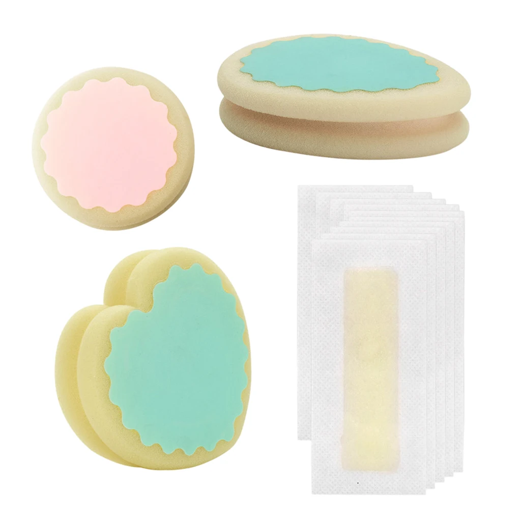 13pcs Depilaton Waxing Strips Arm Legs Bikini Hair Removal Sponge Pad Set
