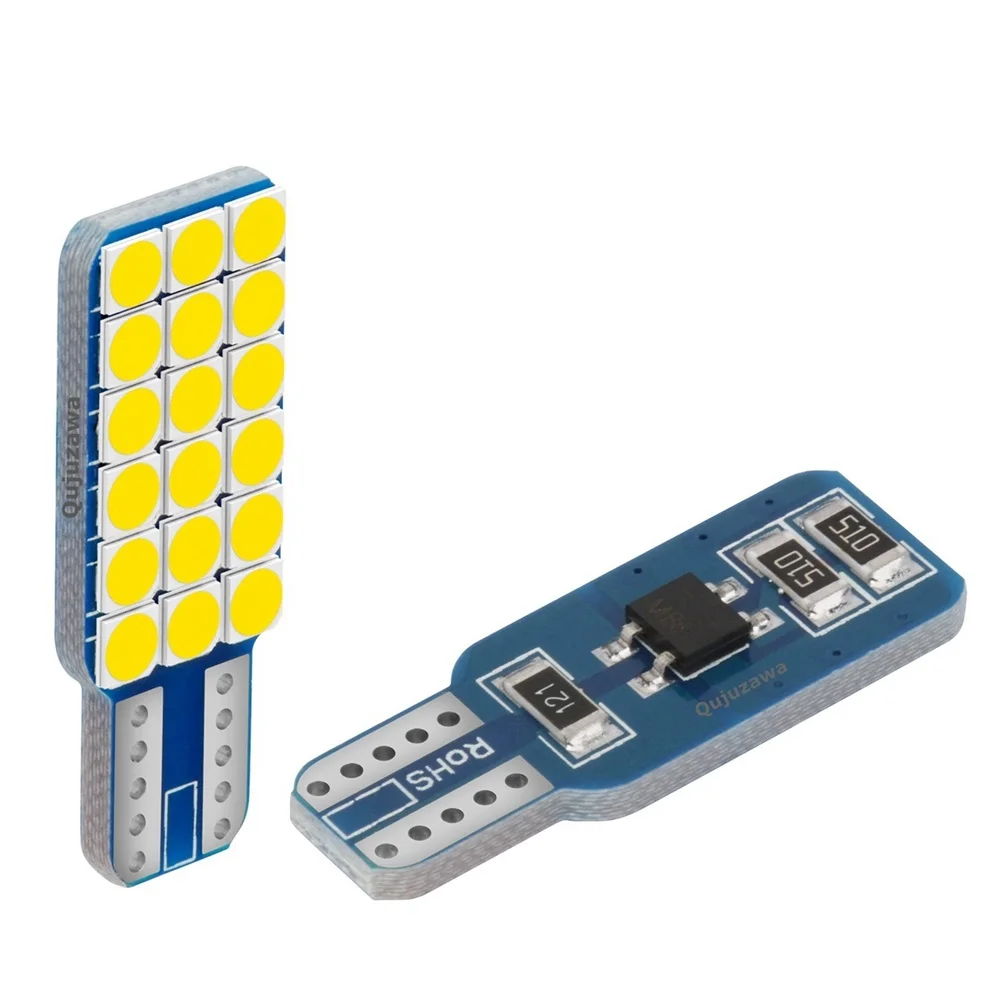 Ampoule de porte T10 W5W Super brillante 500 LED, lumière blanche