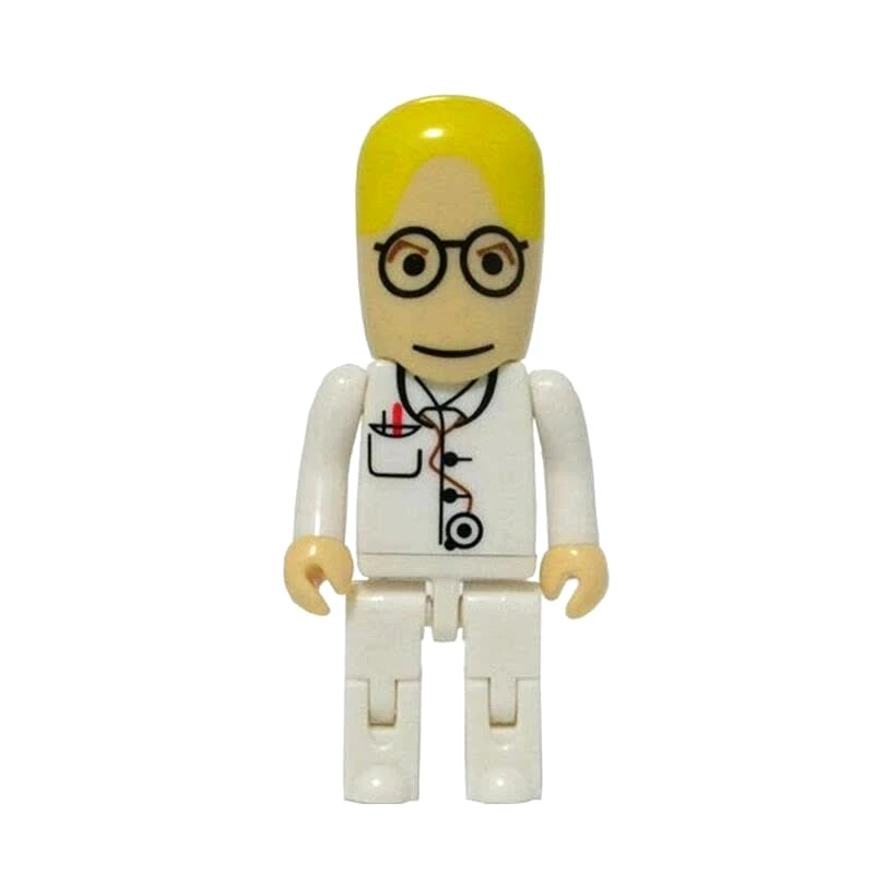 USB флеш-накопитель 128 ГБ, мультяшная игрушка «Доктор», серия 4 ГБ, 8 ГБ, флеш-накопитель 16 ГБ, Флешка 32 ГБ, 64 ГБ, больничная модель, креативная usb флешка 2,0 - Цвет: 6