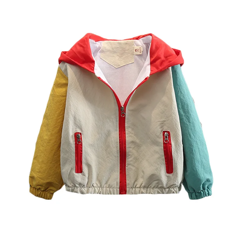 Kids Jacket Girls Outerwear for Baby Boys Sport Coats Toddler Children Hooded Tops Clothing
