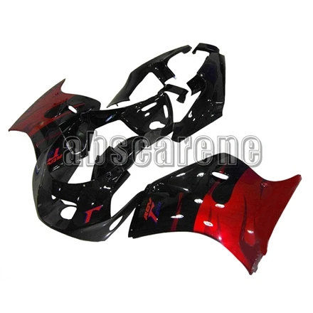Полные Обтекатели для Suzuki RGV250 VJ21 1988 1989 RGV250 VJ21 88 89 ABS пластик Кузов мотоцикла Черный Красный Нижний капот