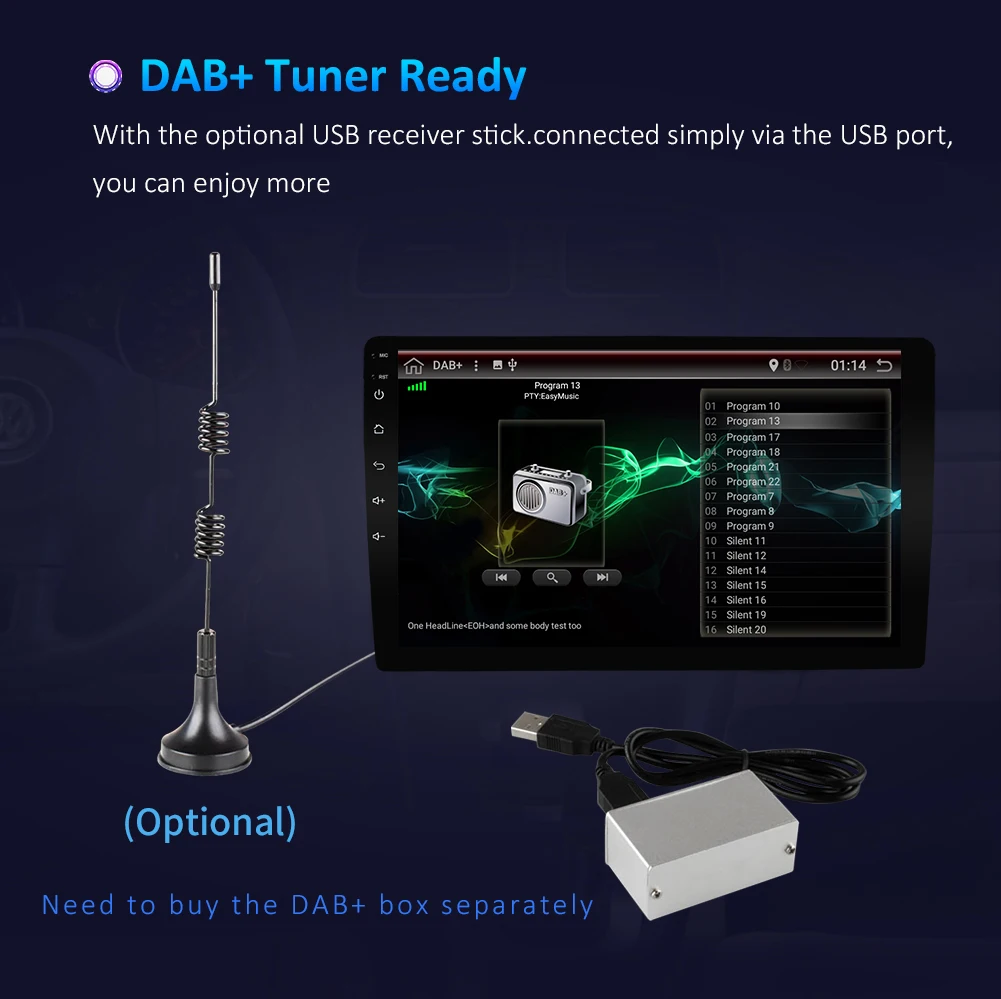 Excellent 2 din Android 9.0 Octa Core PX6 Car Radio Stereo GPS Navi Audio Video Player Unit PC Wifi BT HDMI AMP 7851 OBD DAB+ SWC 4G+64G 52