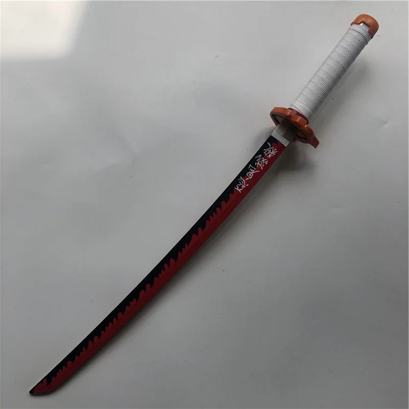 80cm Demon Slayer Sword Katana JaponesaTanjirou Anime Swords Weapon Model Ninja Kids Toys Cosplay Swords Prop Boy Gift Toy Sword