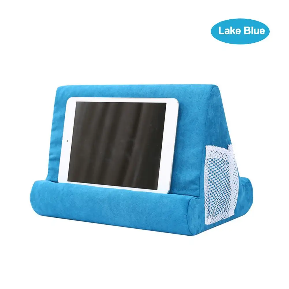 Lake Blue Подставка для планшета, подставка-держатель для телефона, подставка на коленях, многоугольная мягкая подушка, подставка на коленях, держатель для мобильного телефона для IPad - Цвет: Lake Blue