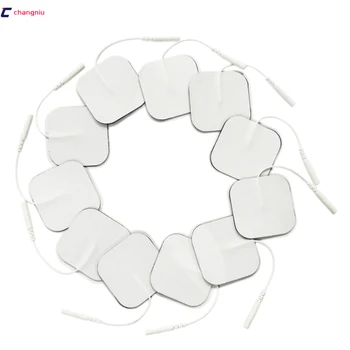 

50pcs/100pcs Self Adhesive Replacement Tens Electrode Pads Square 4*4/5*5 cm Muscle Stimulator Electric Digital Machine Massager
