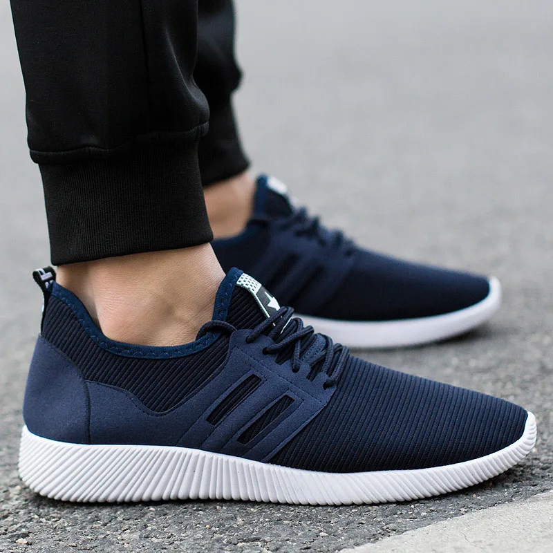 Lace Up Mens Trainers mesh men casual sneakers shoes for Outdoor Jogging Tourism Male Tenis Masculino Adulto | Обувь