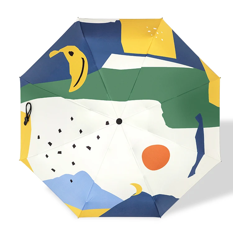 С принтом «Девочка с зонтиком» милый зонтик для девочек солнцезащитный Зонт «дождик» Зонт женский свадебный подарок