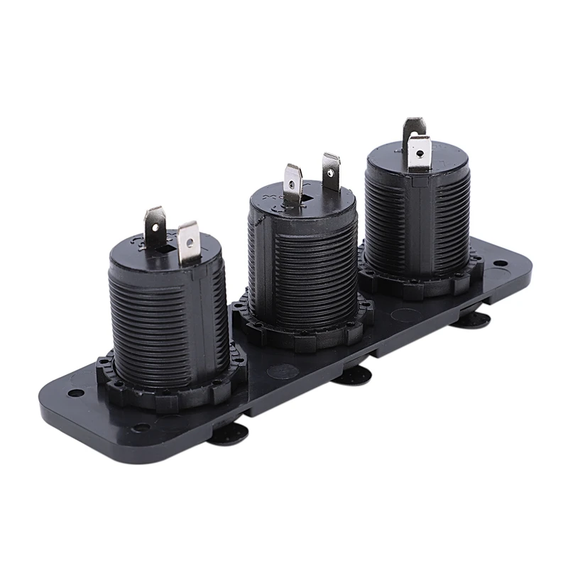 12V 3 Way водонепроницаемый автомобильный прикуриватель розетка сплиттер адаптер зарядное устройство