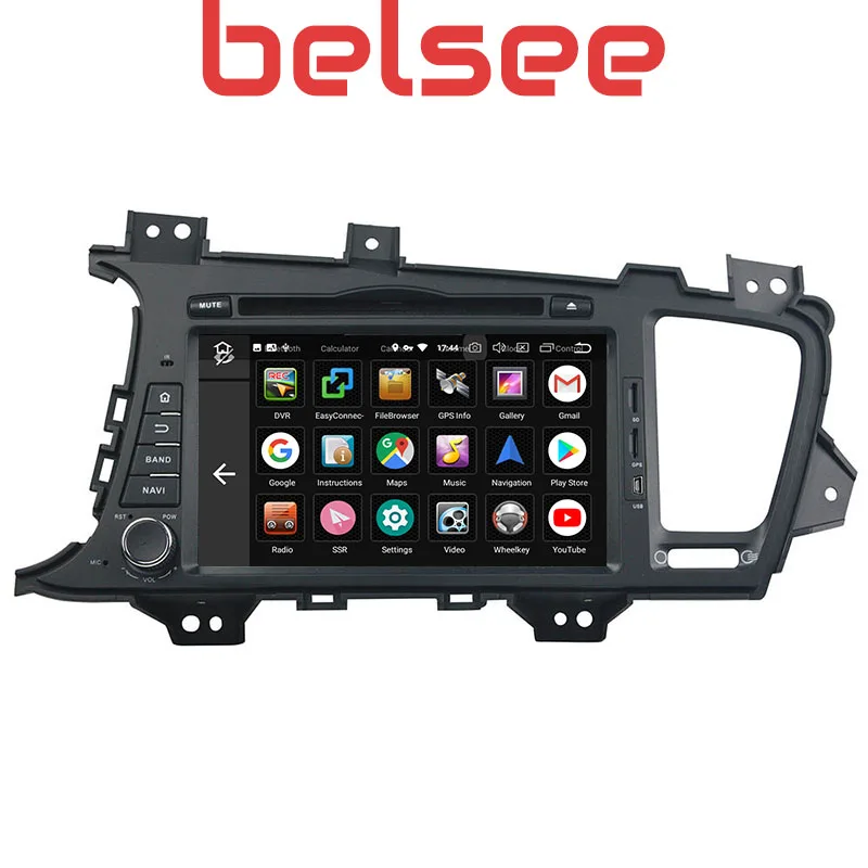 Belsee " ips экран DSP Android 9,0 Ram 4+ 64 автомобильный DVD Радио мультимедийный плеер стерео для Kia Optima K5 2011 2012 2013