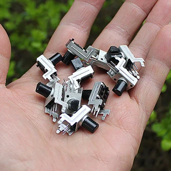 

10PCS/Set On/Off 3 Pin Mini Rotary Switch Rotary Slide Switch High Quality Micro Knob Switch Replacement Part