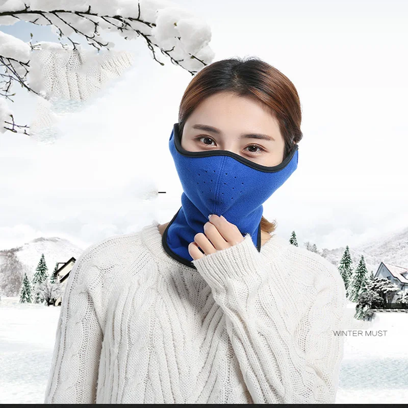 buy Windproof Mask Headband Outdoor Sports Neck Warmer Cycling Bike Bicycle Riding Face Mask Head Scarf Scarves Bandana Ski Mask