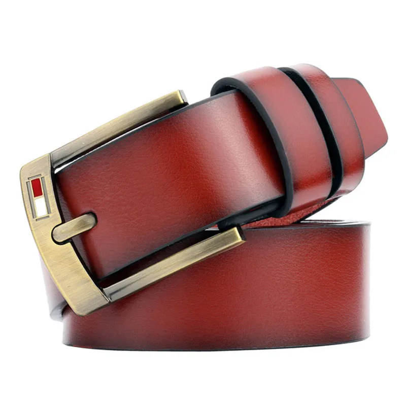 ZLD мужской ремень PU Пряжка из сплава для ремней Повседневный Мужской винтажный Роскошный дизайнерский кожаный ремень высокого качества