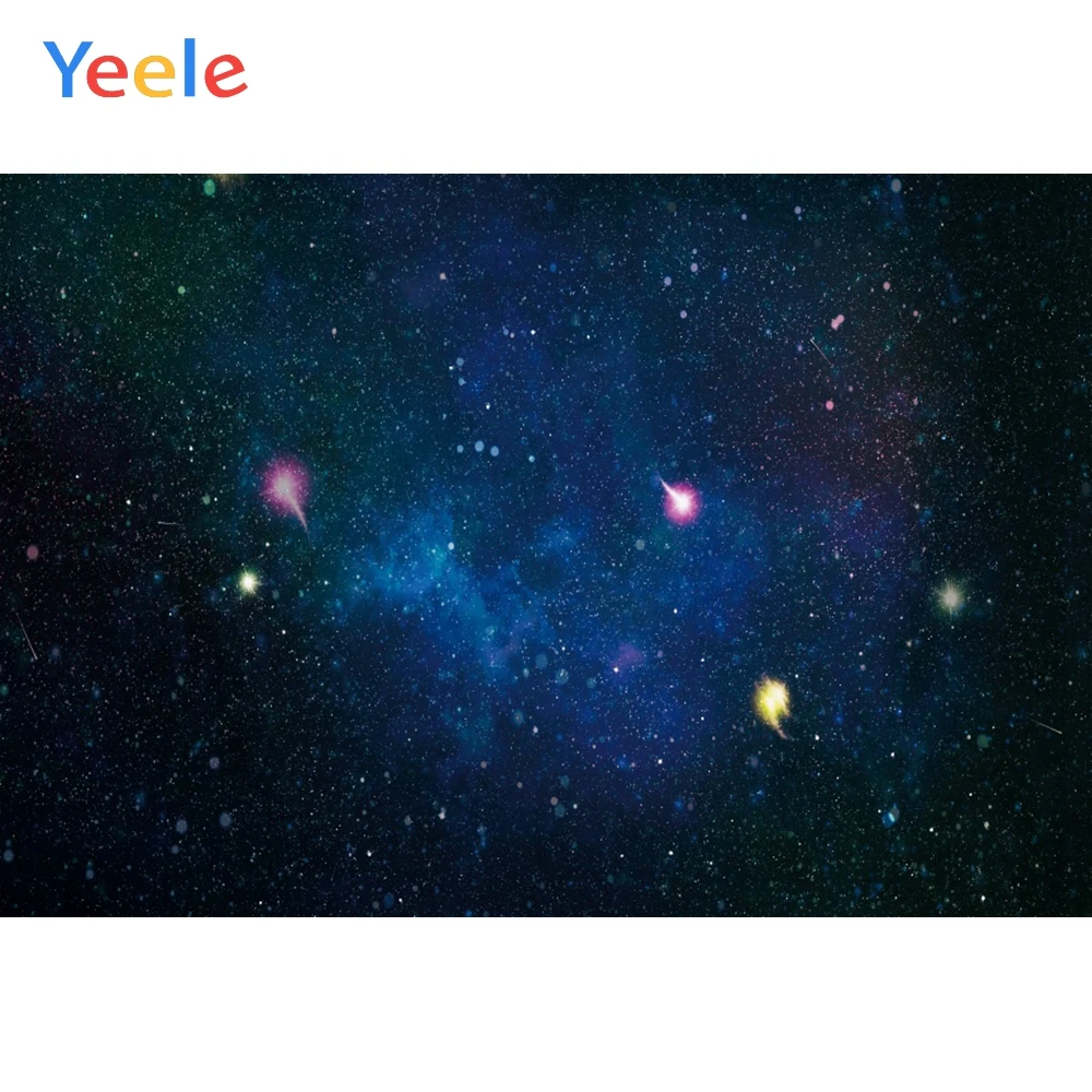 Фоны для фотосъемки Yeele с изображением ночного неба и звездных блесток детского