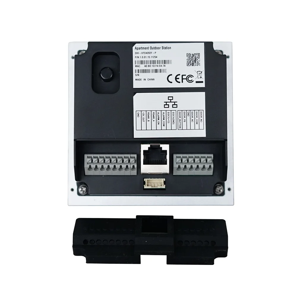 DHI-VTO4202F-P модуль камеры, POE порт/2-проводной порт, IP дверной звонок части, видео домофон части, части контроля доступа, дверные звонки части