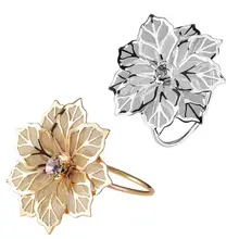 6 шт. кольца для салфеток с полым цветком для свадьбы, банкета, ужина, вечерние дни рождения, семейные встречи, декор стола, держатель для салфеток