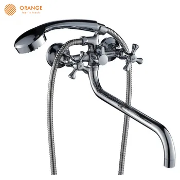 

Bathtub Faucets ORANGE M71-221cr Home Improvement Bathroom Fixture Faucets Faucet For shower mixer crane cranes mixers Classic