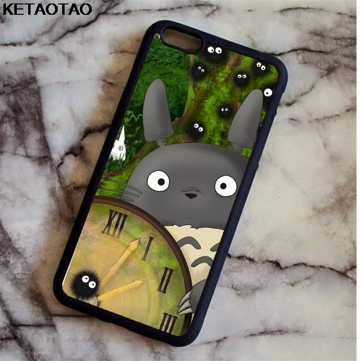Оранжевый KETAOTAO Мой сосед Тоторо студия Ghibli для samsung galaxy S4 S5 S6 S7 S8 S9 S10 edge Note чехол Мягкий ТПУ резиновый силиконовый - Цвет: Оранжевый