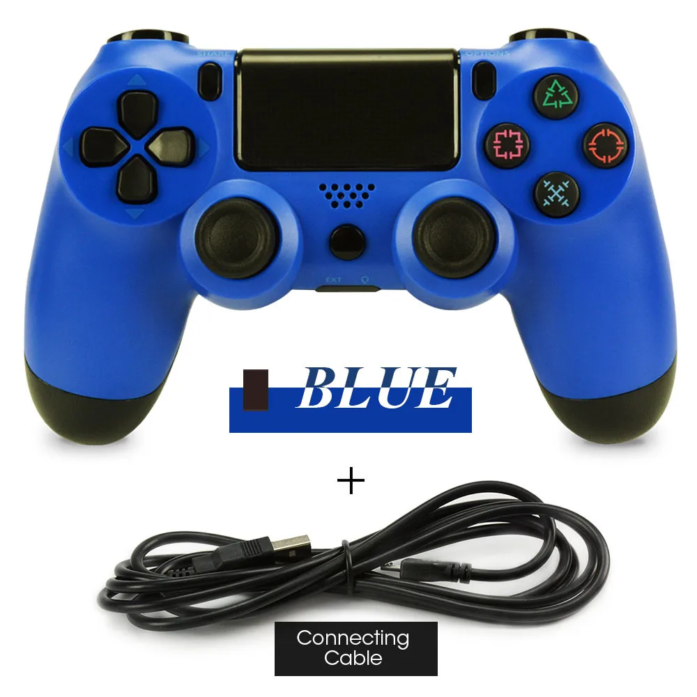 USB проводной джойстик для PS4 контроллер подходит для playstation 4 консоль для Dualshock 4 геймпад для PS3 консоль - Цвет: Wired Blue