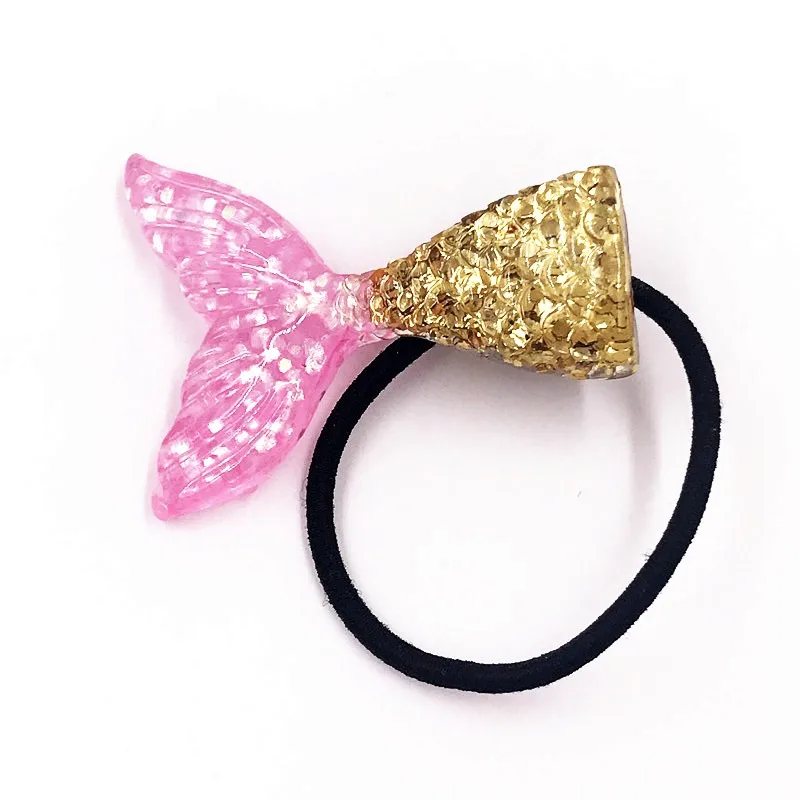28 1PCS Lovely Heart Star Shell Girls Hairbands Kids Elastics Hair Bands Hair Accesorios Children Women Rubber Bands Headband - Цвет: 28