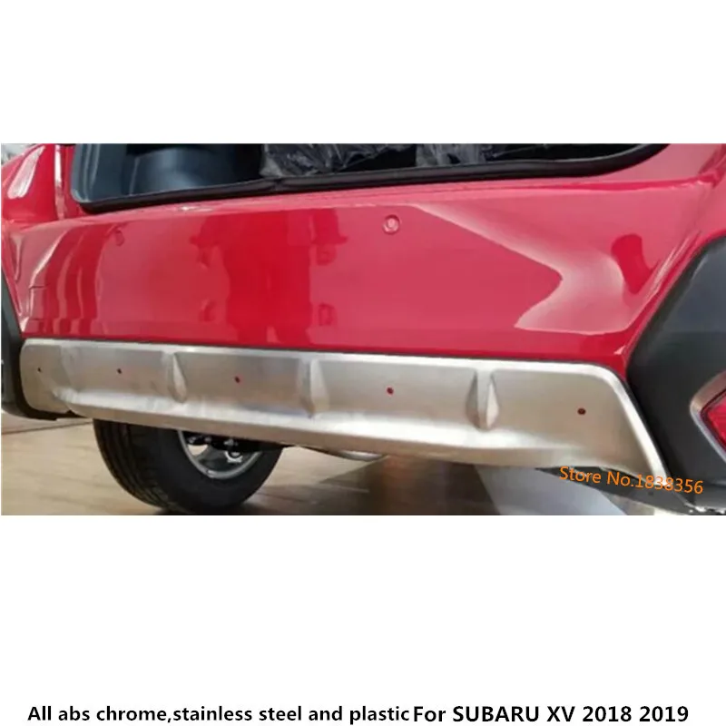 Топ для SUBARU XV автомобильный чехол Защитный детектор ABS хромированная отделка задняя Хвостовая Нижняя решетка бампер 1 шт