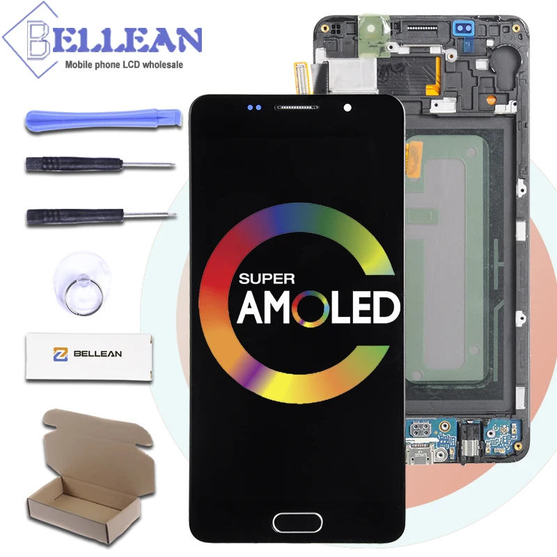 Catteny Бесплатная доставка A5 2016 дисплей для Samsung Galaxy A510 Lcd кодирующий