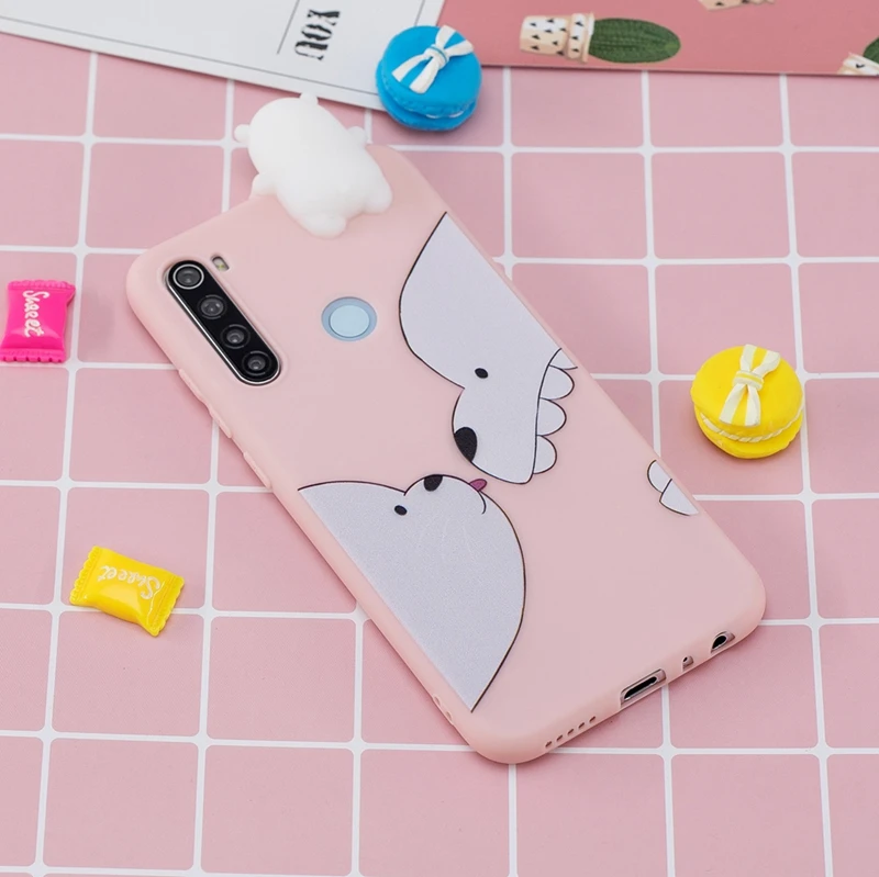 Redmi 8 8A Xiaomi Redmi Note 8T чехол 3D Kawaii панда Единорог силиконовый мягкий чехол для Funda Xiaomi Redmi Note 8 Pro Чехол для женщин