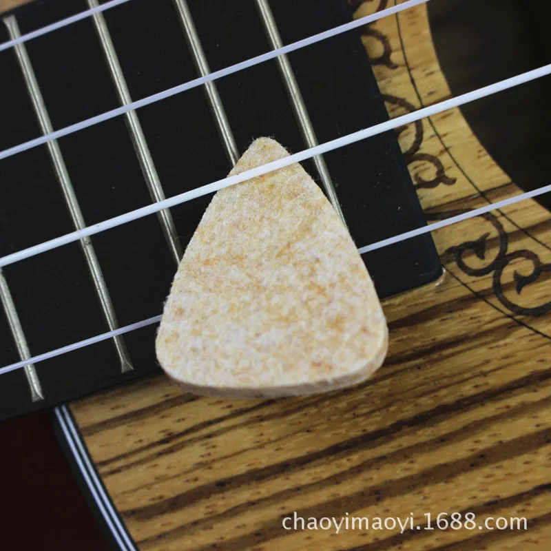 Укулеле только Plectrum шерсть Shrapnel Фирменная гитара pick