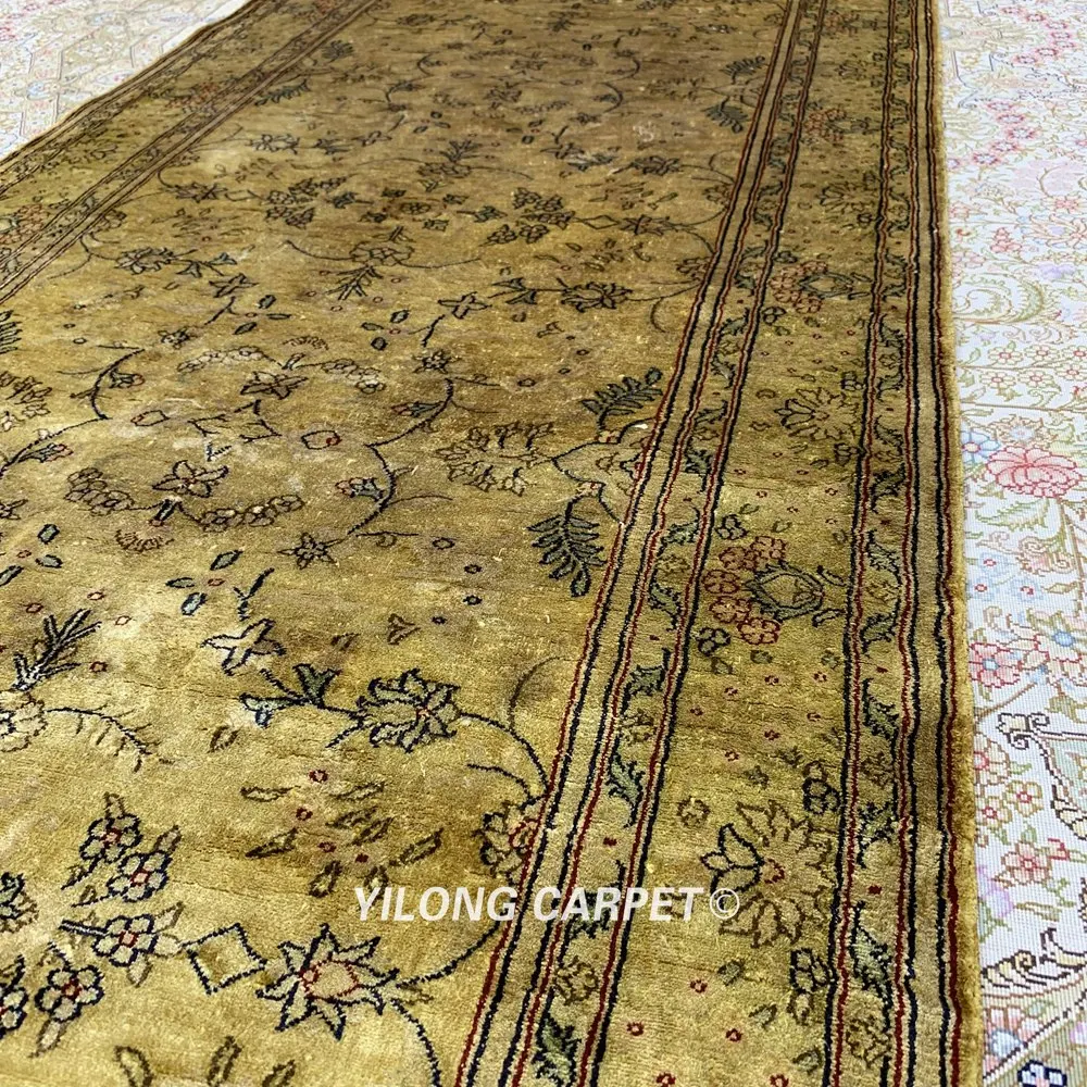 Yilong 2,5 'x10' Восточный ковер бегун ручной работы антикварный персидский ковер бегун (LH1018H)