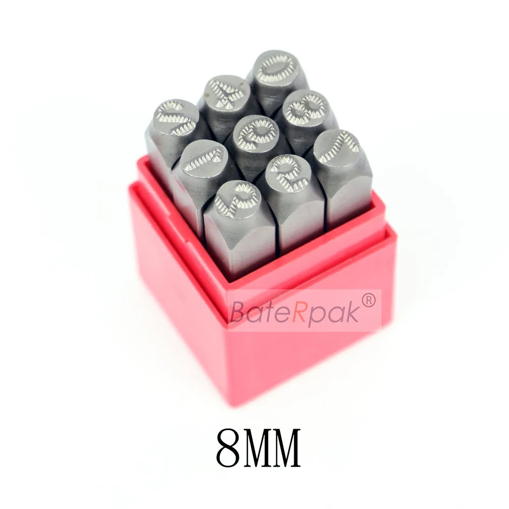 Números de Vedação de Aço Pontilhado 10 mm Caixa de Sinalização para Chassi de Carro Letras para Marca de Esferas Estampa de Matriz Tamanhos - Image 5