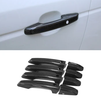 

Car Accessories Carbon Fiber Door Handle Trim Frame Sticker Cover Protector for Land Rover Range Rover Evoque Sport Discovery
