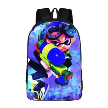 

2020 Cartoon Boy's Mochila Splatoon 2 Student's School Backpack High Quality Durable Girl's School Bag Satchel Large Daypack New