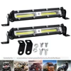 Car LED Work Light 12V 24V LED Spotlight Work Light Bar 6500K Strip light for car Auto Truck Lorry Trailer SUV Spot Fog Lamp ► Photo 1/6