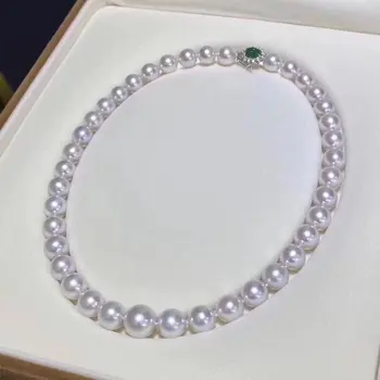 

D119 Pearls Necklaces Fine Jewelry Natural Fresh Water 9-10mm Peals Necklaces for Women Fine Pearls Necklaces