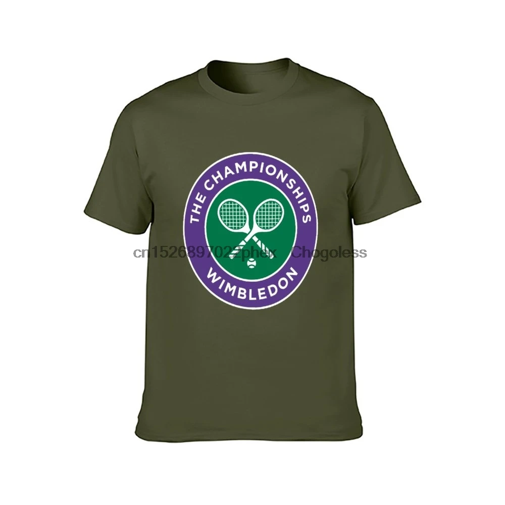 Championships Wimbledon Tennis Tournament Cotton Short-Sleeved T-Shirt |