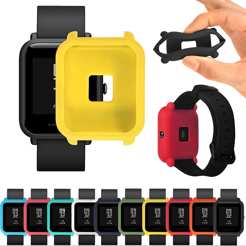 Мягкий силиконовый чехол из ТПУ для Huami /Amazfit/ Bip/ Youth Watch | Наручные часы
