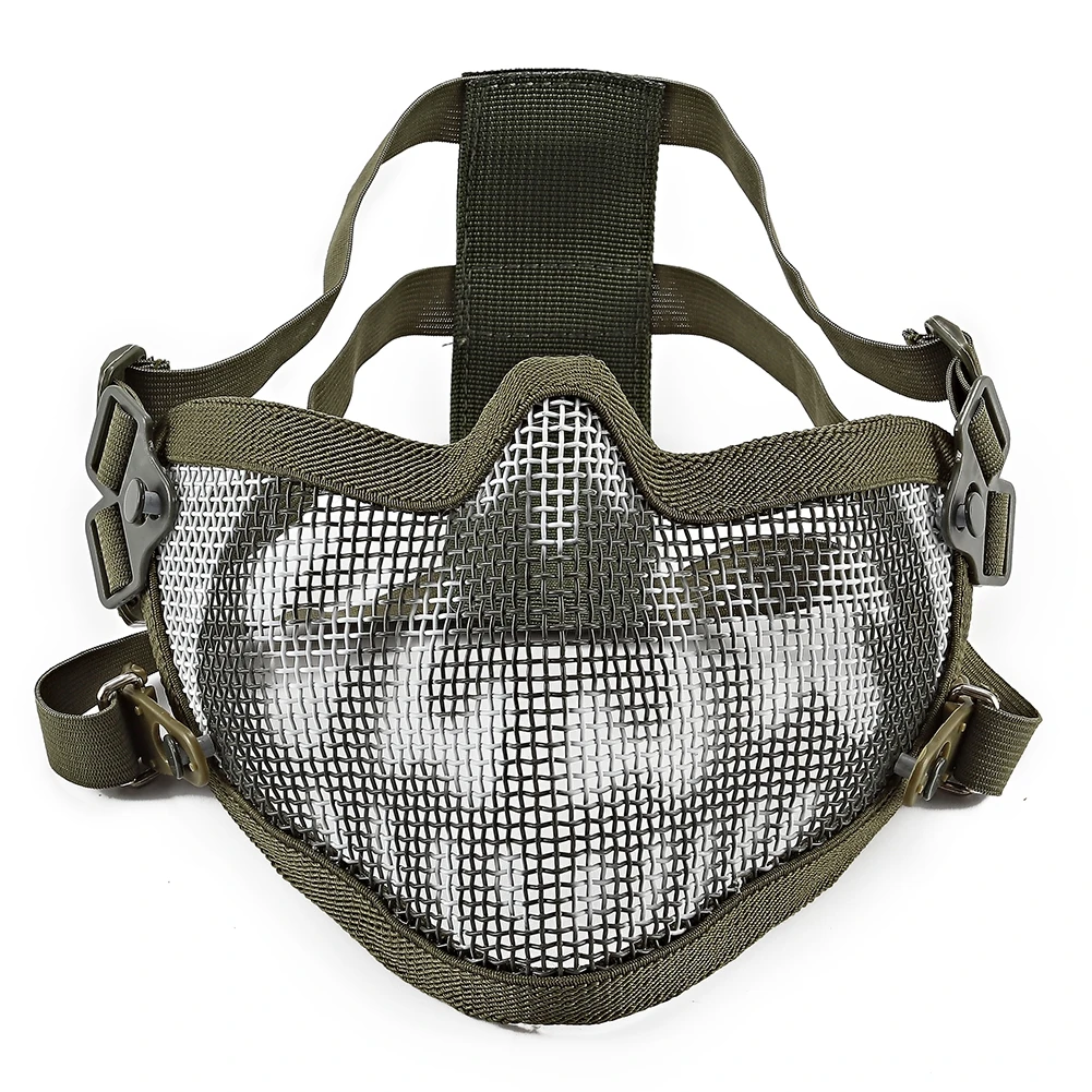 Outdoor Sports Protector For Running Cycling Sunscreen Helmet Riding Half Face Mask Breathable New Soft Mesh Mouth Accessories