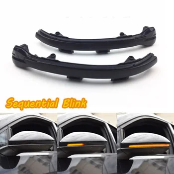 

2pcs Rearview Turn Signal For Golf 7 MK7 R GTE GTD Mirror LED Light Exterior